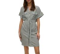 Vero Moda abito chemisier corto donna a righe verde bianco