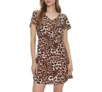 Vero Moda abito corto in fantasia animalier marrone M