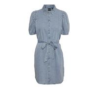 Vero Moda Abito da Donna in Jeans, Mix Blu Chiaro, M