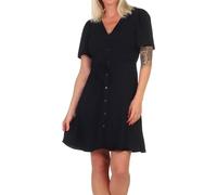VERO MODA Abito da Donna Vmalba SS Short Dress Wvn Ga Noos, Nero, S