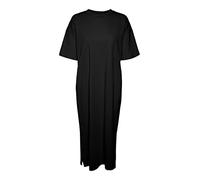 Vero Moda Abito da Donna Vmmolly SS Oversize Vitello Noos, Nero, S