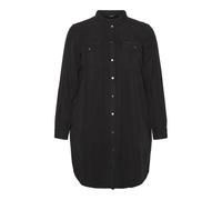 Vero Moda Curve - Vestito camicia nero in denim 50