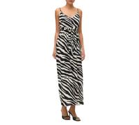 Vero Moda abito lungo in fantasia zebrata nero bianco L