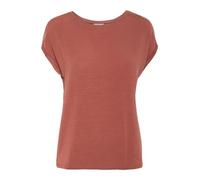 Vero Moda Aware AVA - Maglietta a Maniche Corte, Mogano, M