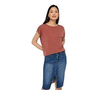 Vero Moda Aware AVA - Maglietta a Maniche Corte, Mogano, S