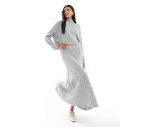 Vero Moda - Aware - Gonna lunga grigio mélange chiaro in coordinato 2XL
