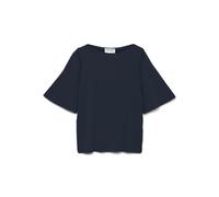 VERO MODA Awfiona 2/4 Boatneck Top Noos, Zaffiro Scuro., M