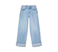 VERO MODA Awrena Mr Wide Fold Up JNS Li3148 Noos, Mix Blu Chiaro, 28W x 30L Donna