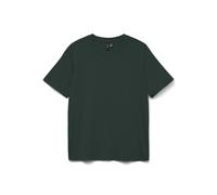 VERO MODA Basic - Maglietta da Donna con Scollo Rotondo, a Maniche Corte, Taglio Normale, Pine Grove, S
