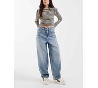 Vero Moda - Billie - Jeans bombati a vita alta lavaggio blu chiaro W27