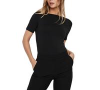 Vero Moda Black Viscose T-Shirt - IT38|XS