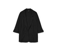 VERO MODA CURVE Vmcjesmilo Blazer 3/4 Wvn Ga Noos Cur, Nero, 56 Donna