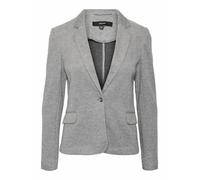 VERO MODA VMJULIA LS Blazer Jrs Noos, Blazer Donna, Dark Grey Melange,