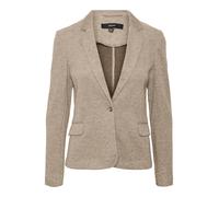 VERO MODA Vmjulia LS Blazer DNM Noos Corto, Visone Argentato. Dettagli: Melange, 44 Donna