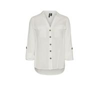 Vero Moda - Vmbumpy L/S Shirt New Wvn Ga Noos Bianco - Abbigliamento XS Bianco