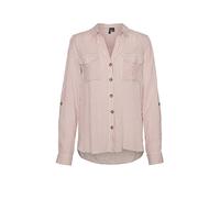 VERO MODA Camicia da donna 'VMBumpy' rosa antico / bianco, Taglia XL