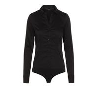 VERO MODA Body a camicia nero, Taglia S