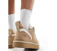 Vero Moda - Calzini bianchi a coste con glitter e bordo con volant-Bianco One Size