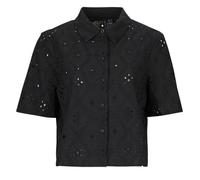 Vero Moda Camicetta VMELIZA SHORT 2/4 SLEEVE SHIRT in Nero EU S