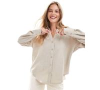 Vero Moda Melaney Queeny Long Sleeve Shirt Beige M Donna