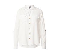 Vero Moda - Camicia bianca con tasche e bottoni-Bianco 2XL