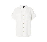 VERO MODA Vmbumpy-Maglietta S/S Wvn Ga Noos Camicia a Maniche Corte, Bianco, XL Donna
