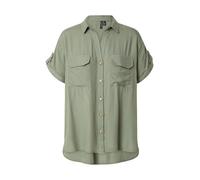 Vero Moda Maglietta donna VMBumpy S/S Wvn Ga Noos Maniche corte Verde XL
