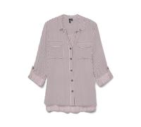VERO MODA Camicia da donna 'VMBumpy' rosa antico / bianco, Taglia M