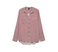 Vero Moda - Vmbumpy L/S Shirt New Wvn Ga Noos Rosso - Abbigliamento M Rosso