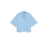VERO MODA Camicia da donna 'VMEliza' blu chiaro Donna - Abbigliamento - Camicie e tuniche - Camicie a maniche corte VERO MODA S