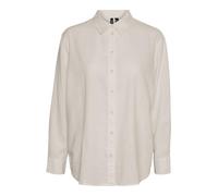 VERO MODA Camicia da Donna Vmlinn LS Wvn Noos, Raggio di Luna, L