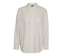 VERO MODA Camicia da Donna Vmlinn LS Wvn Noos, Raggio di Luna, L
