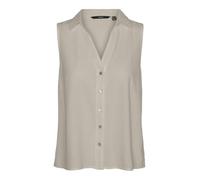 VERO MODA Camicia da Donna Vmmymilo con Scollo a V Wvn Ga, Rivestimento Argento., XS