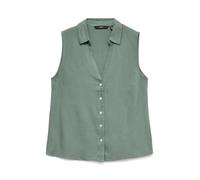 VERO MODA Vmmymilo SL V-Neck Shirt Wvn Ga Camicia, Laurel Wreath, L Donna
