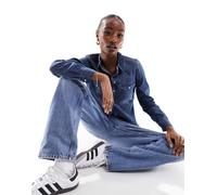 Vero Moda - Camicia di jeans blu medio M