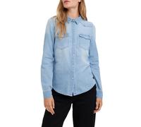 Vero Moda camicia di jeans donna lavaggio blu chiaro