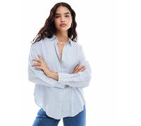 Vero Moda - Camicia oversize blu e bianca a righe XS