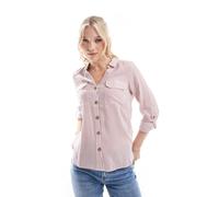 VERO MODA Camicia da donna 'VMBumpy' rosa antico / bianco, Taglia M