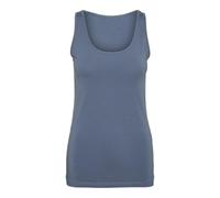 VERO MODA Canotta da Donna Vmlulu Lunga Jrs Ga Noos, Blu Porcellana, S