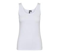 VERO MODA Canotta da Donna Vmlulu Uu Jrs Ga Noos, Bianco, M