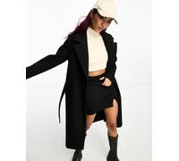 Vero Moda - Cappotto taglio medio elegante nero con cintura S