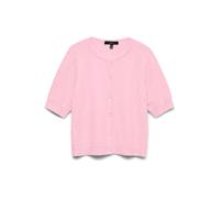VERO MODA Cardigan a girocollo a maniche corte VERO MODA rosa