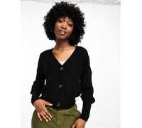 Vero Moda - Cardigan nero con bottoni XS