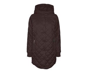 VERO MODA Coat VMHAYLE Quilted Jacket Chocolate Torte L Chocolate Torte L