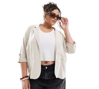 Vero Moda Curve Jesmilo 3/4 Blazer Beige 46 Donna