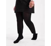 Vero Moda Curve - Confezione da 2 collant 40 denari neri-Nero 46-48