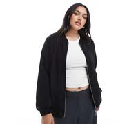 Vero Moda Curve - Giacca bomber oversize nera-Nero 48