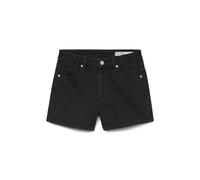 VERO MODA Damen Jeansshorts con Orlo a Frange e Zip