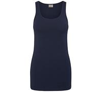 Vero Moda Damen VMMAXI My Soft Long Tank NOOS Top, Blau (Black Iris), 40 (Herstellergröße: L)