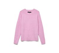VERO MODA Vmdoffy LS O-Neck Blouse Ga Noos Maglione, Fucsia Rosa. Dettagli: Melange, M Donna